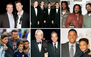 Above: 6 famous celebrity fathers and sons