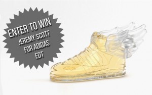 Above: Enter to win the new limited edition Jeremy Scott for adidas Originals fragrance