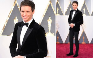 Above: Eddie Redmayne