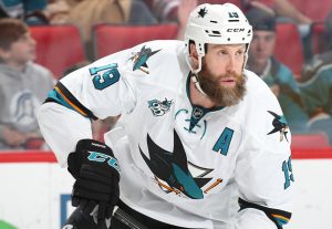 Above: San Jose Sharks veteran Joe Thornton