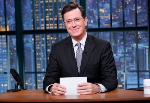 Above: Get used to the new Stephen Colbert.