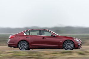 Above: The 2016 Infiniti Q50 Red Sport 400