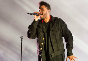 Above: The Weeknd will debut a new spring line with H&M