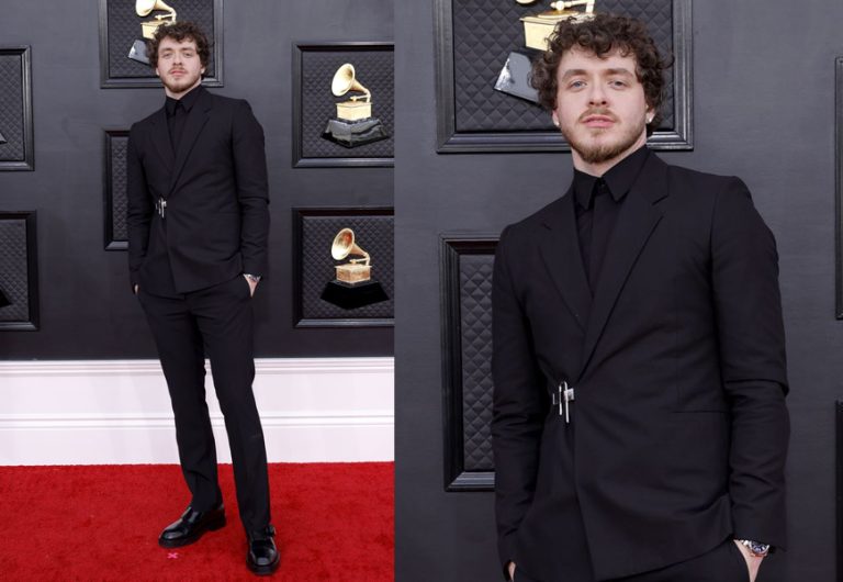 Grammys 2022 Men On The Red Carpet Jack Harlow AmongMen
